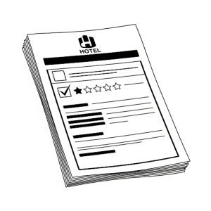 پرسشنامه رضایت از امکانات هتل