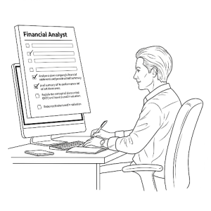 پرسشنامه استخدام تحلیلگر مالی