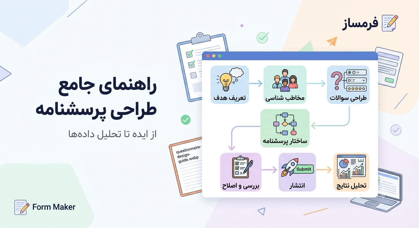 آموزش طراحی پرسشنامه حرفه‌ای و ساخت پرسشنامه آنلاین
